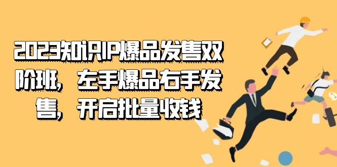 2023知识IP-爆品发售双 阶班，左手爆品右手发售，开启批量收钱去创吧-网创项目资源站-副业项目-创业项目-搞钱项目黑蛋搞钱