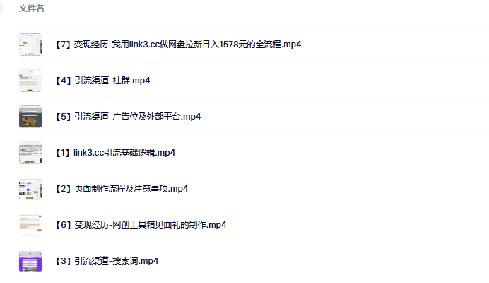 link3.cc聚合链接引流，日引流50＋精准粉去创吧-网创项目资源站-副业项目-创业项目-搞钱项目黑蛋搞钱