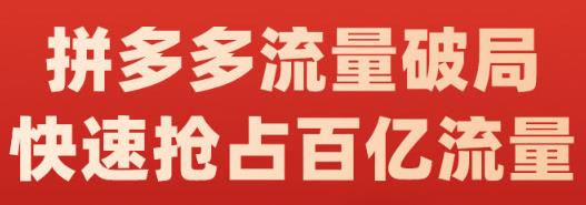 阿杰·拼多多流量破局:如何打黑标，爆款的思路，拼多多流量框架，快速抢占百亿流量去创吧-网创项目资源站-副业项目-创业项目-搞钱项目黑蛋搞钱