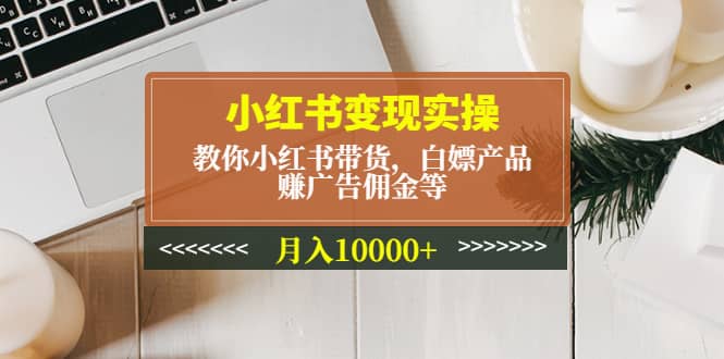 小红书变现实操：教你小红书带货，白嫖产品，赚广告佣金等去创吧-网创项目资源站-副业项目-创业项目-搞钱项目黑蛋搞钱