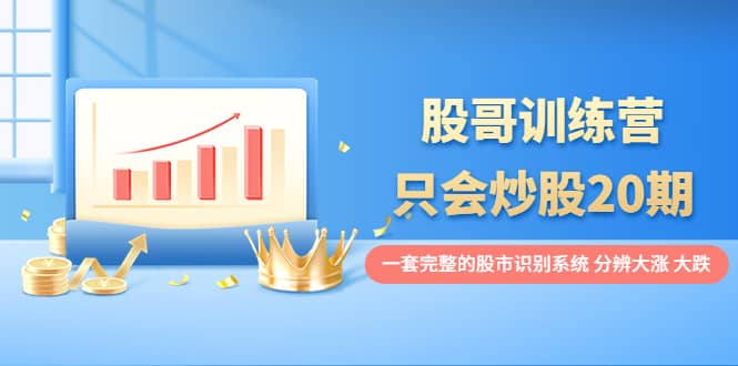 股哥训练营·只会炒股20期：一套完整的股市识别系统，分辨大涨、大跌去创吧-网创项目资源站-副业项目-创业项目-搞钱项目黑蛋搞钱