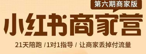 贾真-小红书商家营第6期商家版，21天带货陪跑课，让商家丢掉付流量去创吧-网创项目资源站-副业项目-创业项目-搞钱项目黑蛋搞钱