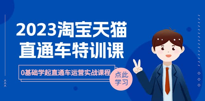 2023淘宝·天猫直通车评特训课，0基础学起直通车运营实战课程（8节课时）去创吧-网创项目资源站-副业项目-创业项目-搞钱项目黑蛋搞钱