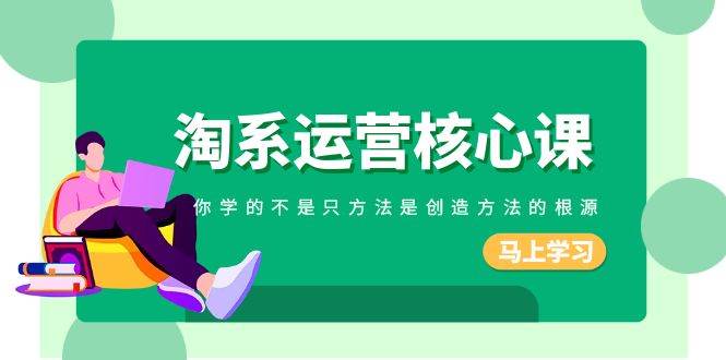 淘系-运营核心课，你学的不是只方法是创造方法的根源（190节课）去创吧-网创项目资源站-副业项目-创业项目-搞钱项目黑蛋搞钱