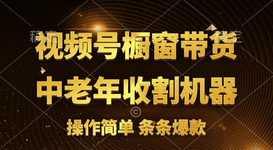 [你的孩子成功取得高位]视频号最火爆赛道，橱窗带货，流量分成计划，条…去创吧-网创项目资源站-副业项目-创业项目-搞钱项目黑蛋搞钱