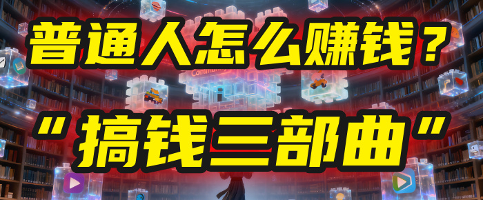 普通人怎么赚钱？2025年马哥揭秘“搞钱三部曲”：从抄作业，到自创武功，月入10万+！去创吧-网创项目资源站-副业项目-创业项目-搞钱项目黑蛋搞钱